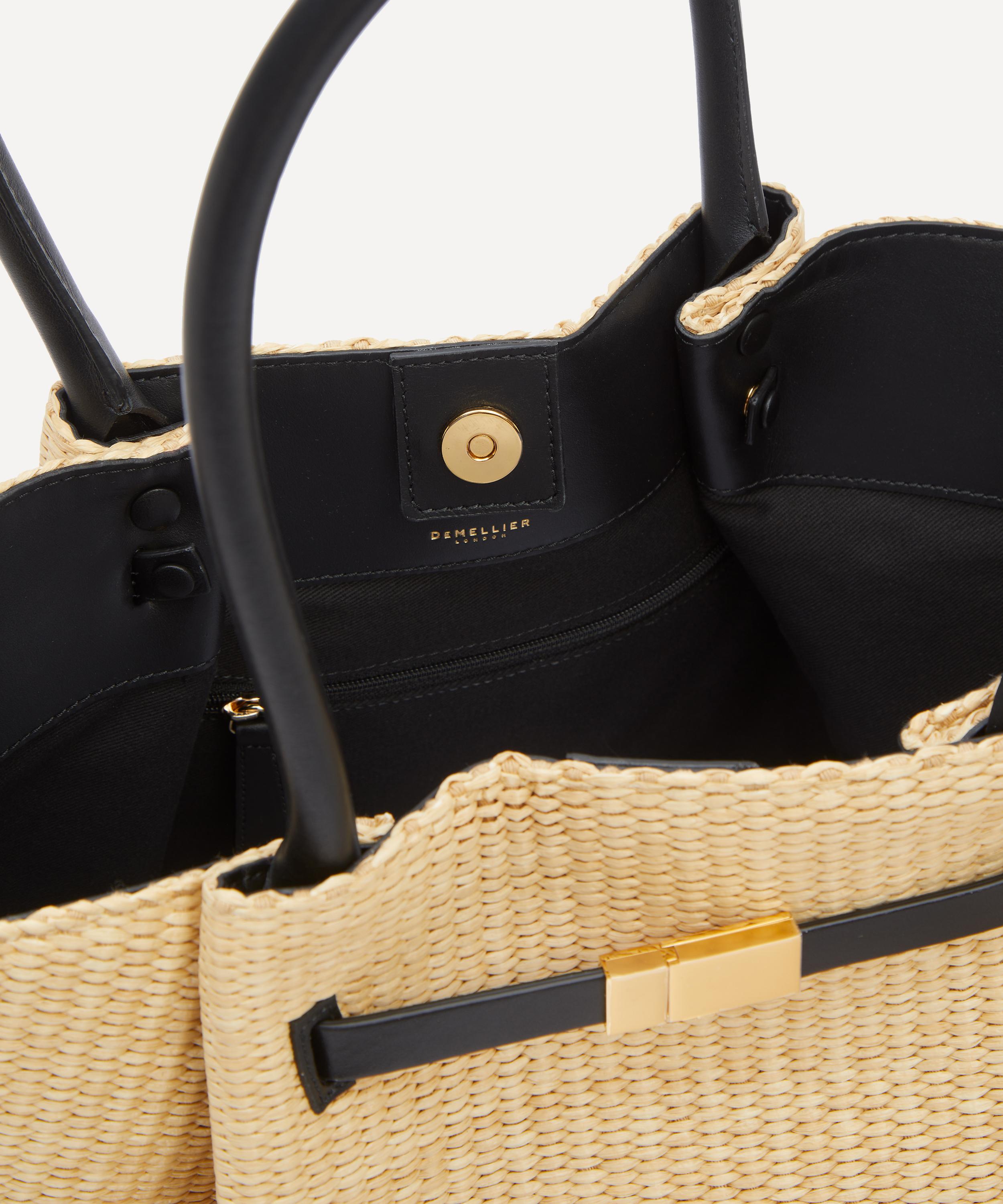 DeMellier - Midi New York Raffia Tote Bag image number 5