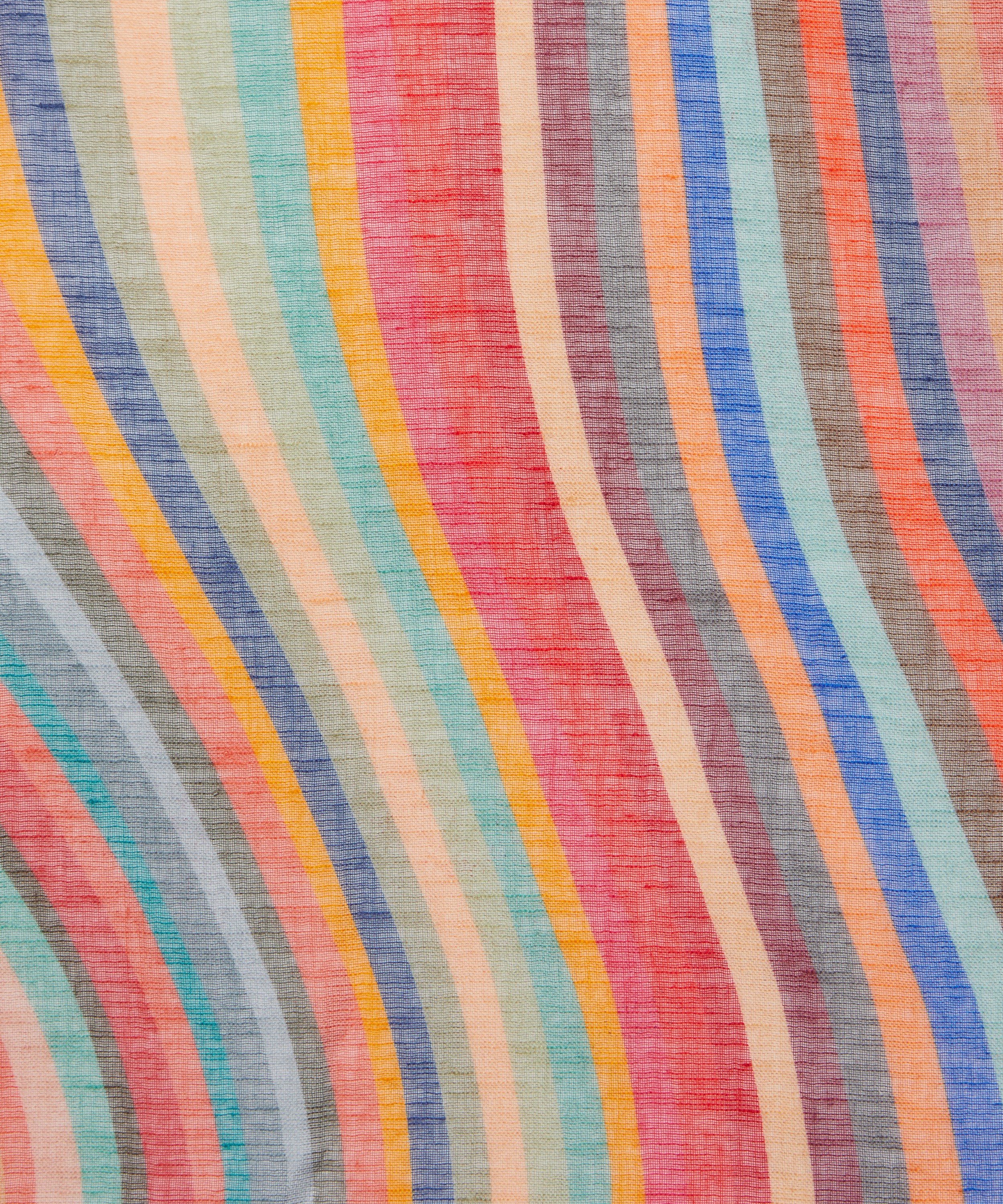 Paul Smith - Modal Silk Blend Swirl Scarf image number 2