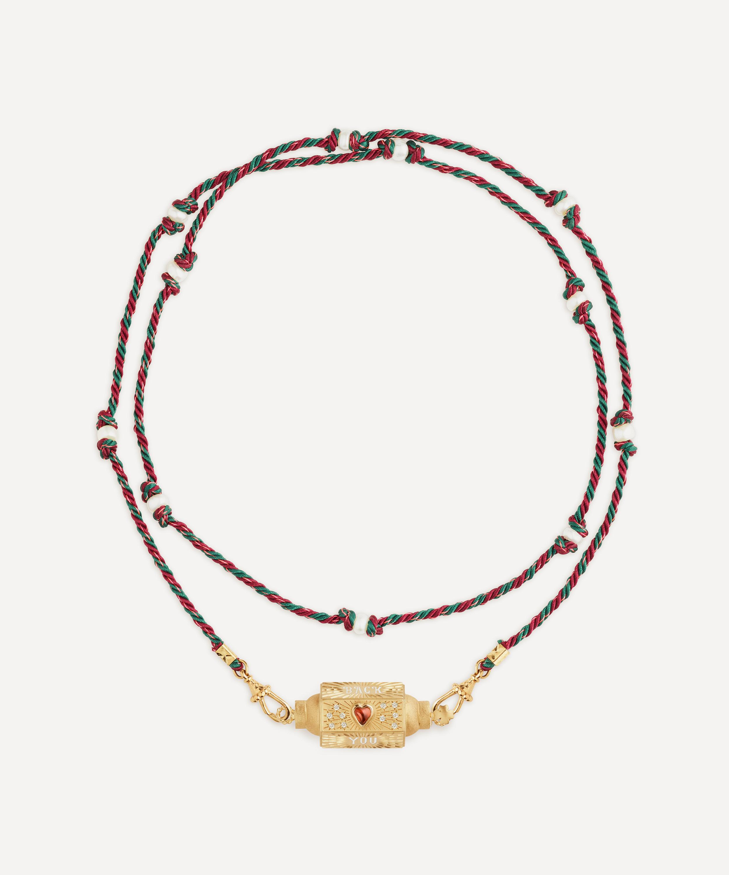 Marie Lichtenberg - 14ct Gold Love You Locket Necklace image number 0