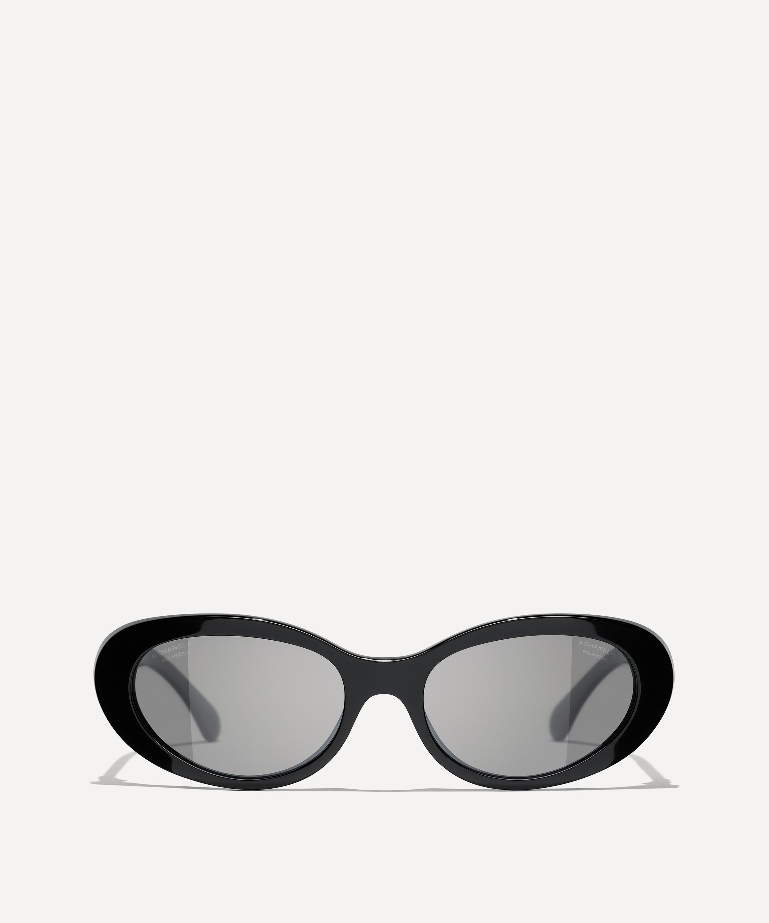 Oval chanel hot sale sunglasses