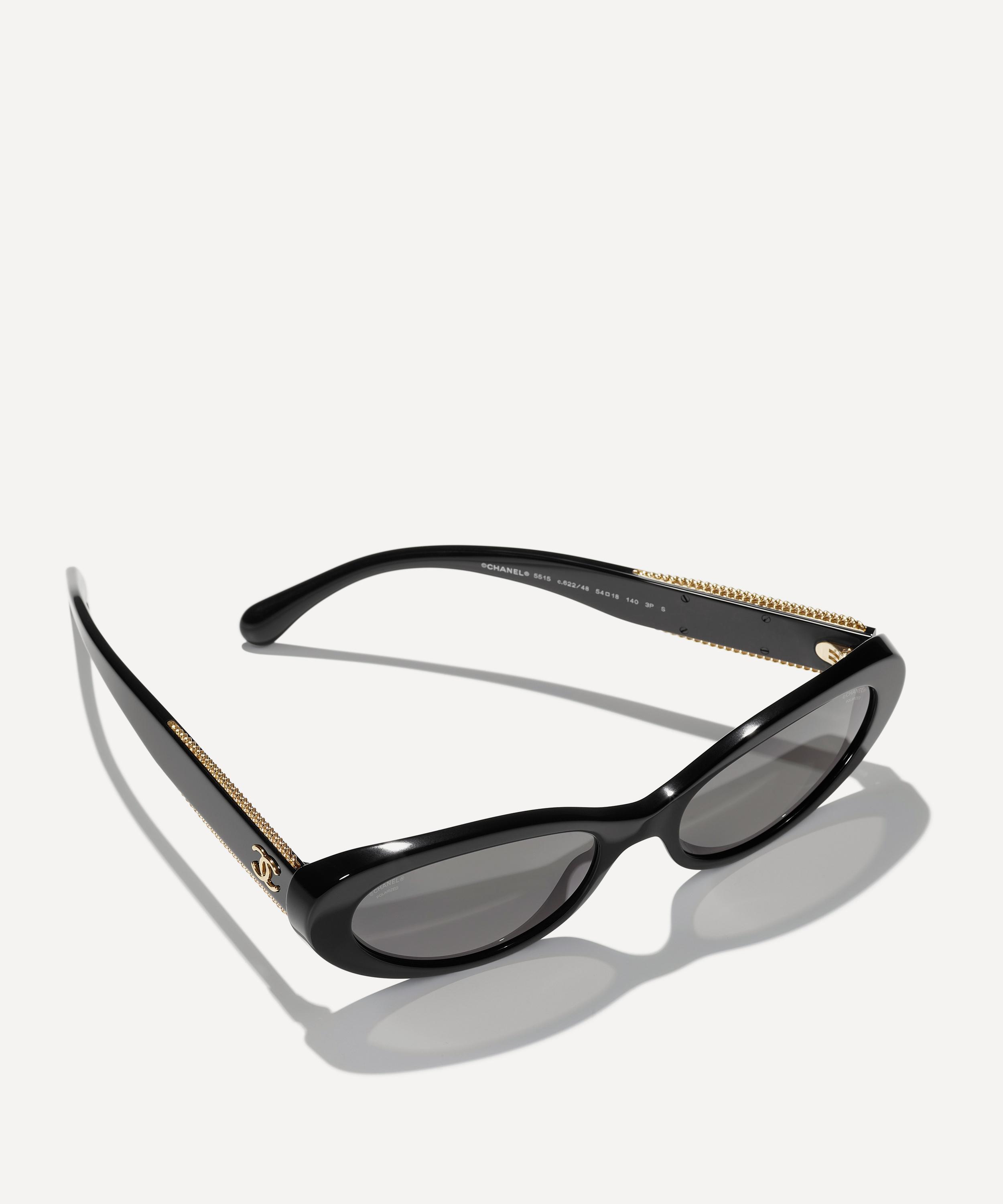 Chanel hotsell oval sunglasses