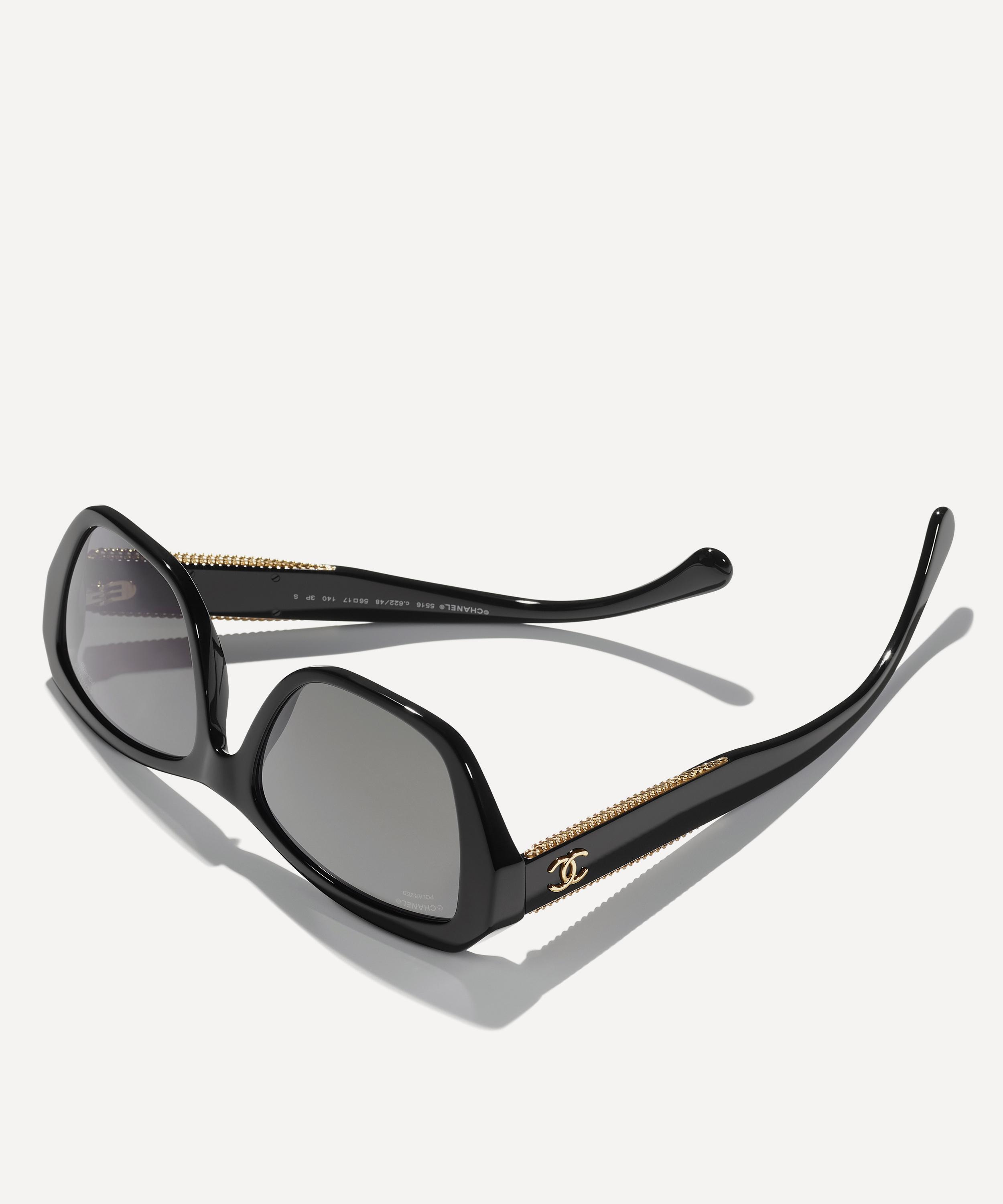 Chanel oversized shop square sunglasses