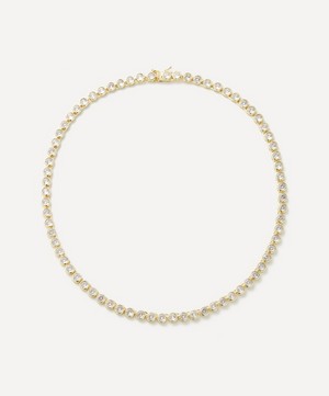 CZ by Kenneth Jay Lane - Gold-Plated Tennis Necklace image number 0
