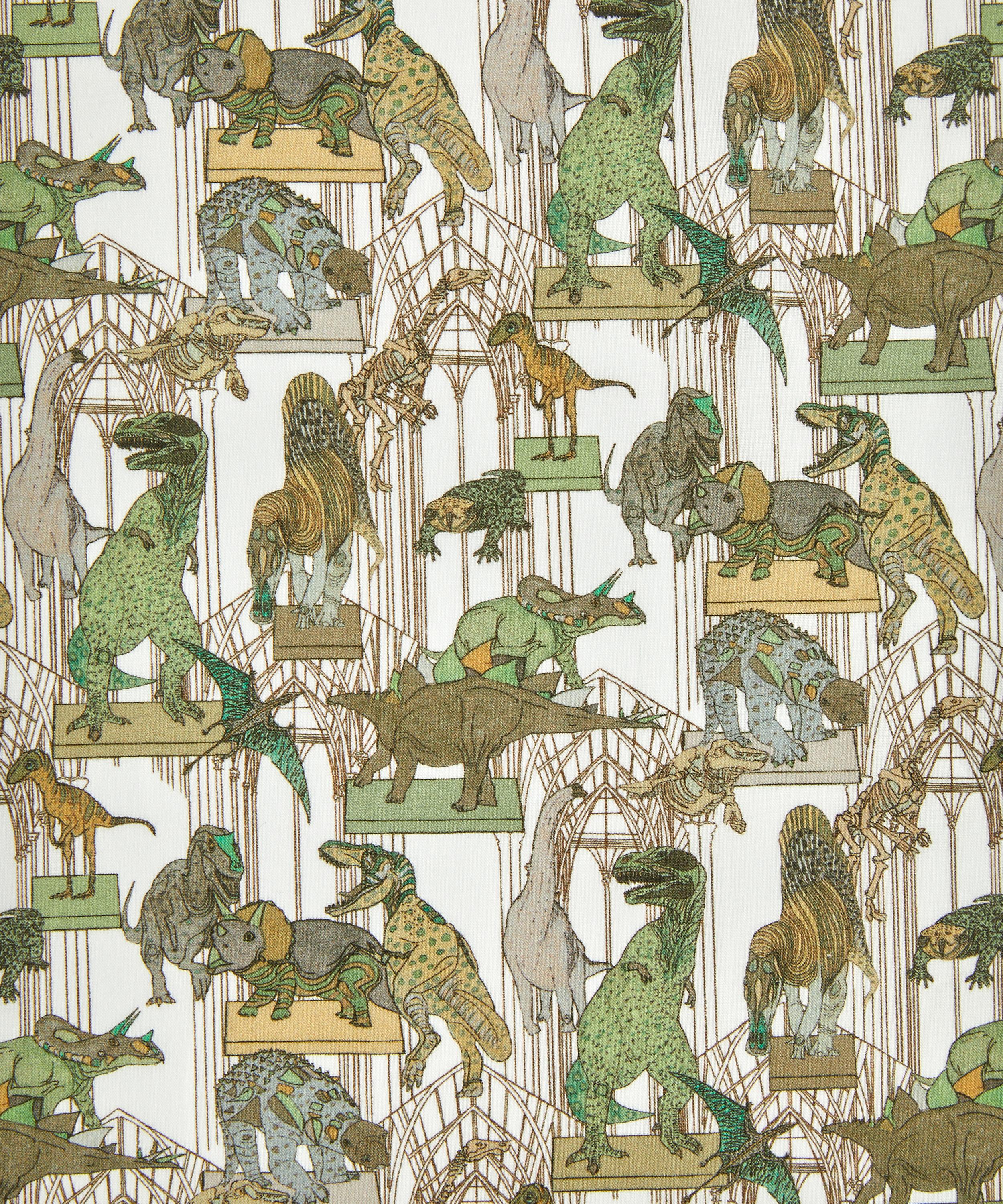 Liberty Fabrics - Claws Roars N’ Dinosaurs Organic Tana Lawn™ Cotton image number 