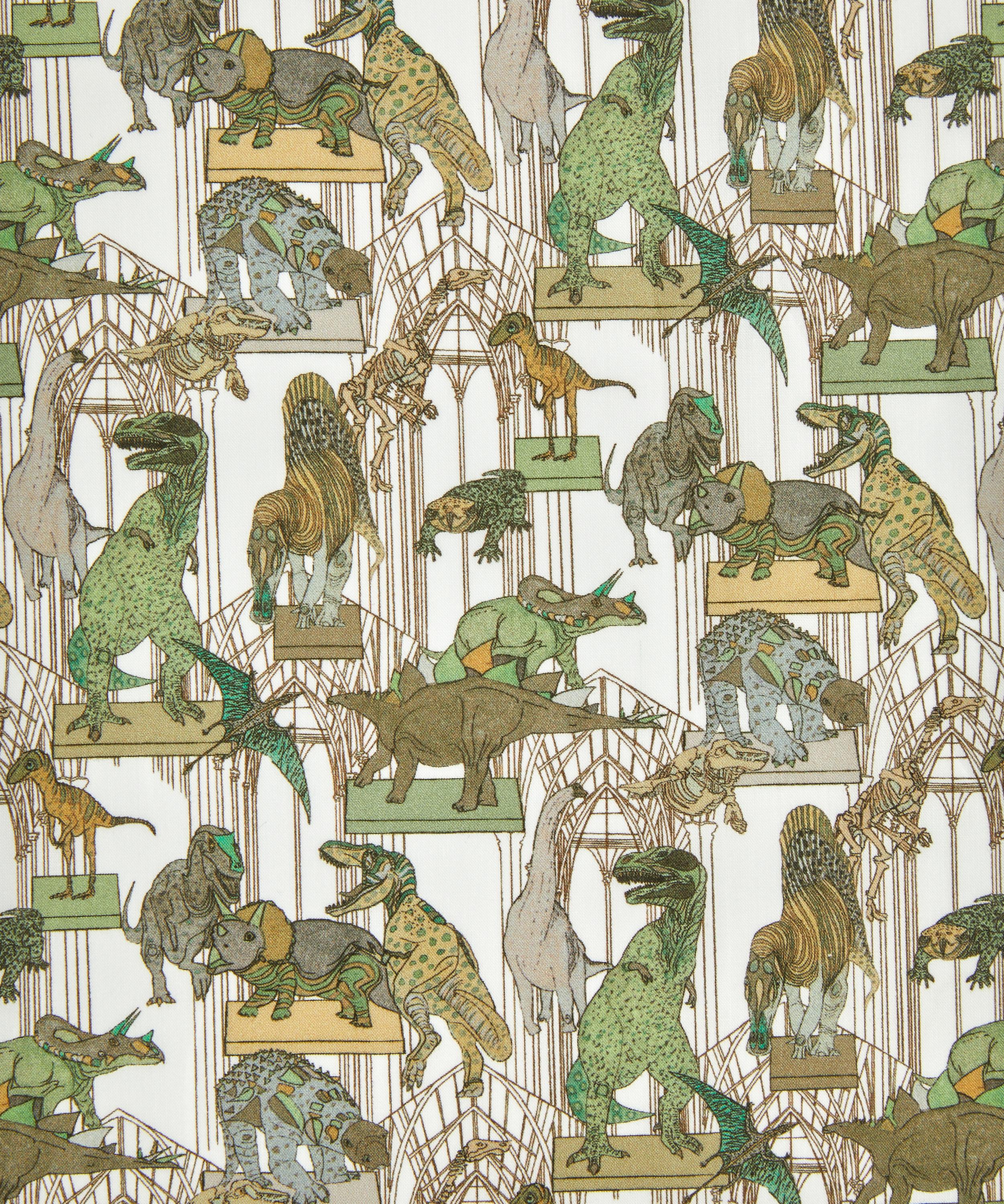 Liberty Fabrics - Claws Roars N’ Dinosaurs Organic Tana Lawn™ Cotton