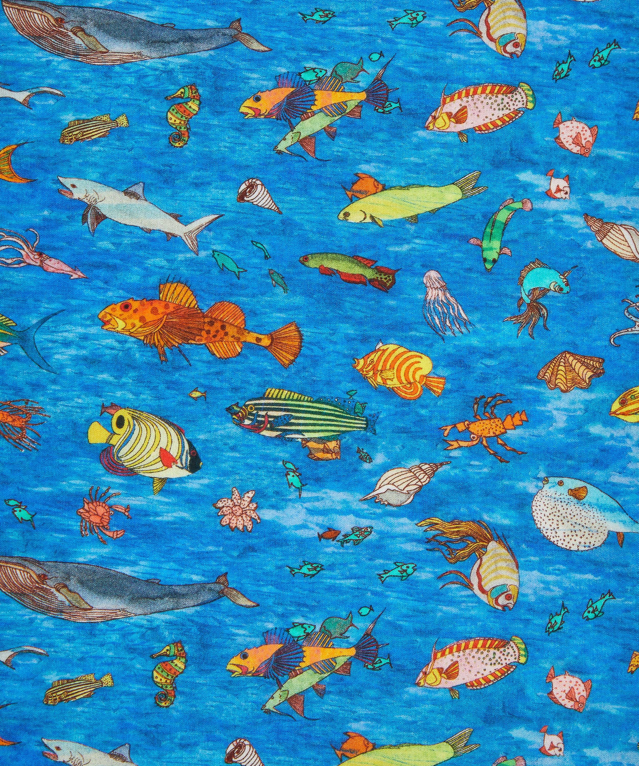 Liberty Fabrics - Brian’s Aquarium Organic Tana Lawn™ Cotton image number 