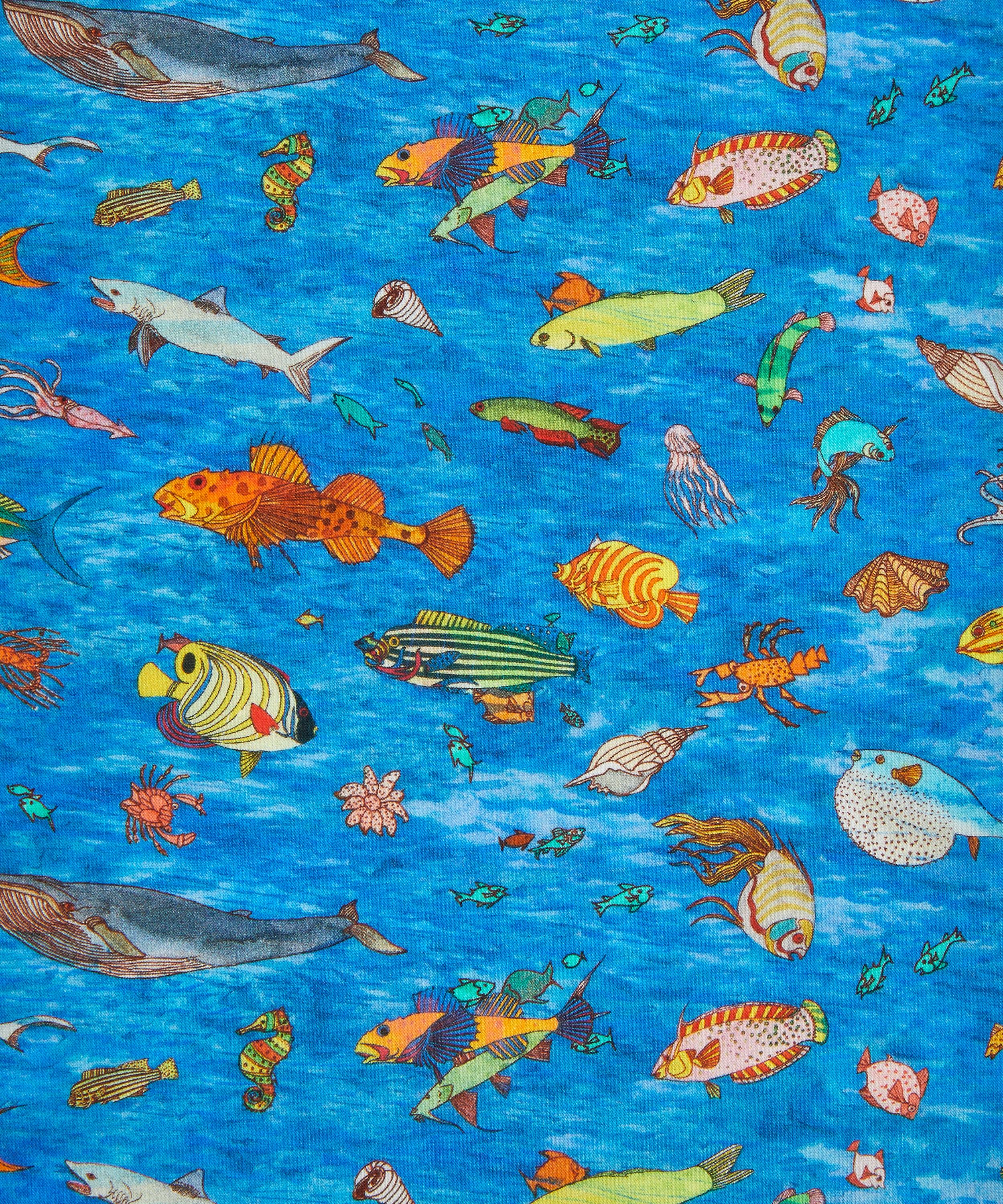 Liberty Fabrics - Brian’s Aquarium Organic Tana Lawn™ Cotton image number 0