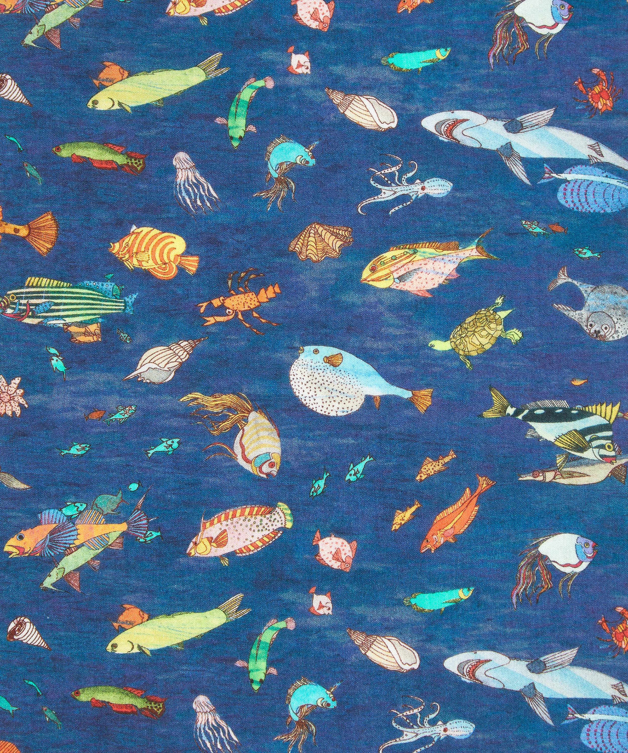 Liberty Fabrics - Brian’s Aquarium Organic Tana Lawn™ Cotton