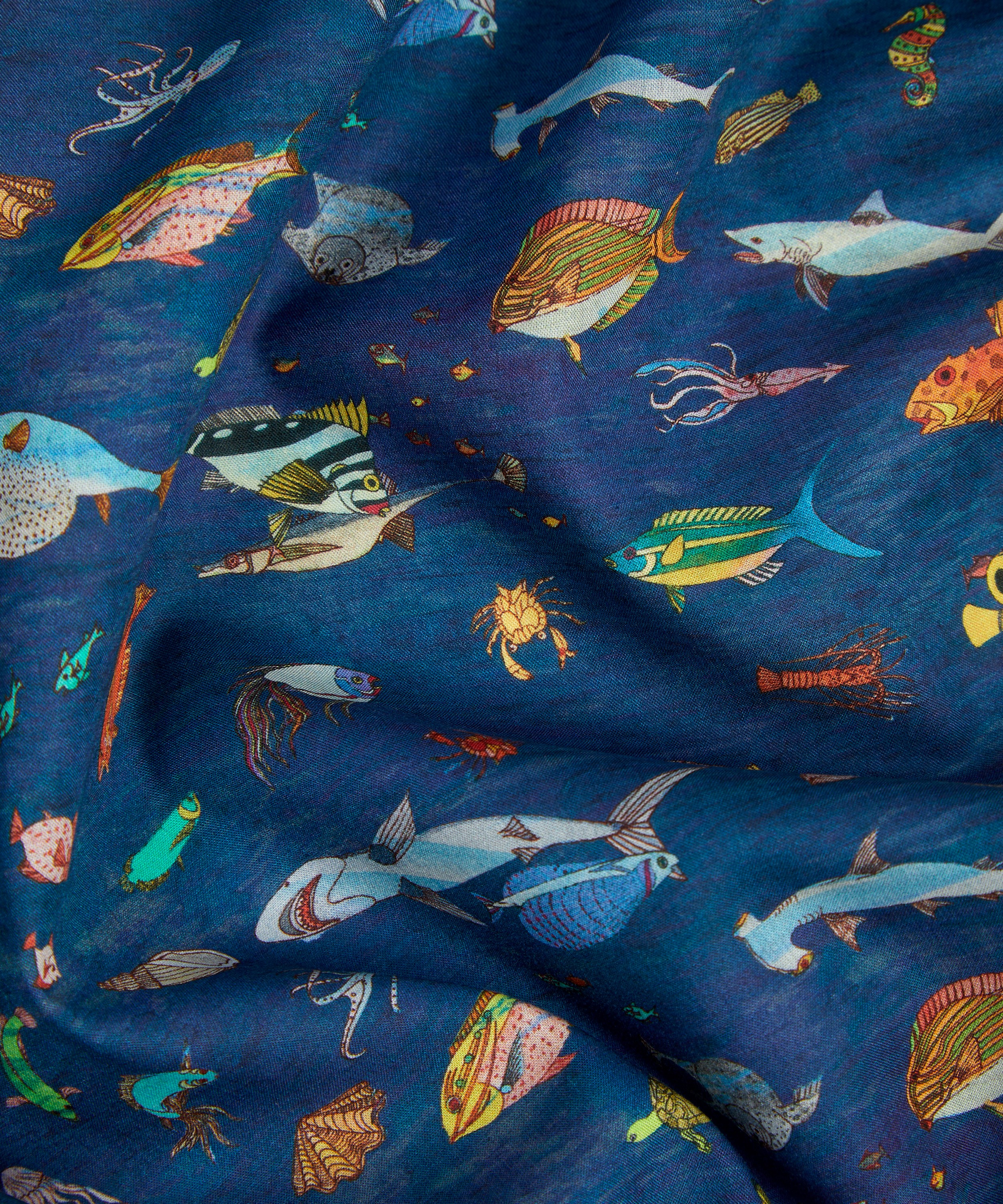 Liberty Fabrics - Brian’s Aquarium Organic Tana Lawn™ Cotton image number 3