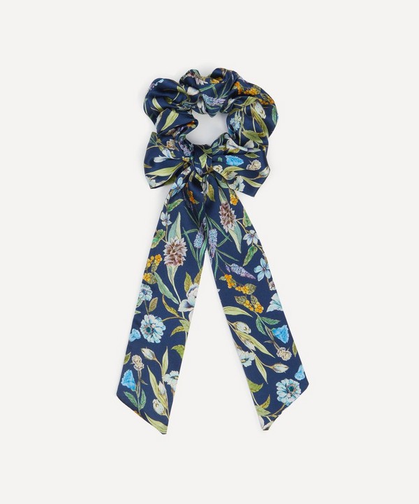 Liberty - Megumi Floral Silk Bow Scrunchie image number null