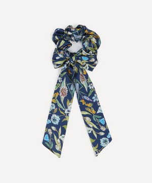 Liberty - Megumi Floral Silk Bow Scrunchie image number 0