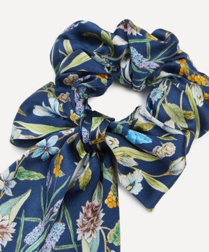 Liberty - Megumi Floral Silk Bow Scrunchie image number 2
