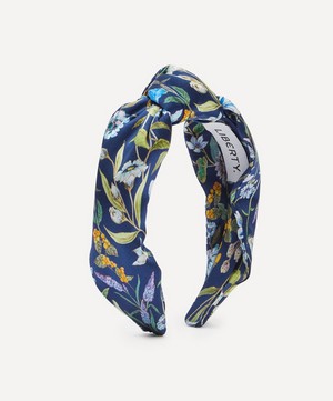 Liberty - Megumi Floral Silk Knotted Headband image number 0