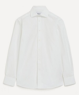 With Nothing Underneath - The Boyfriend Cotton Poplin Shirt image number 0