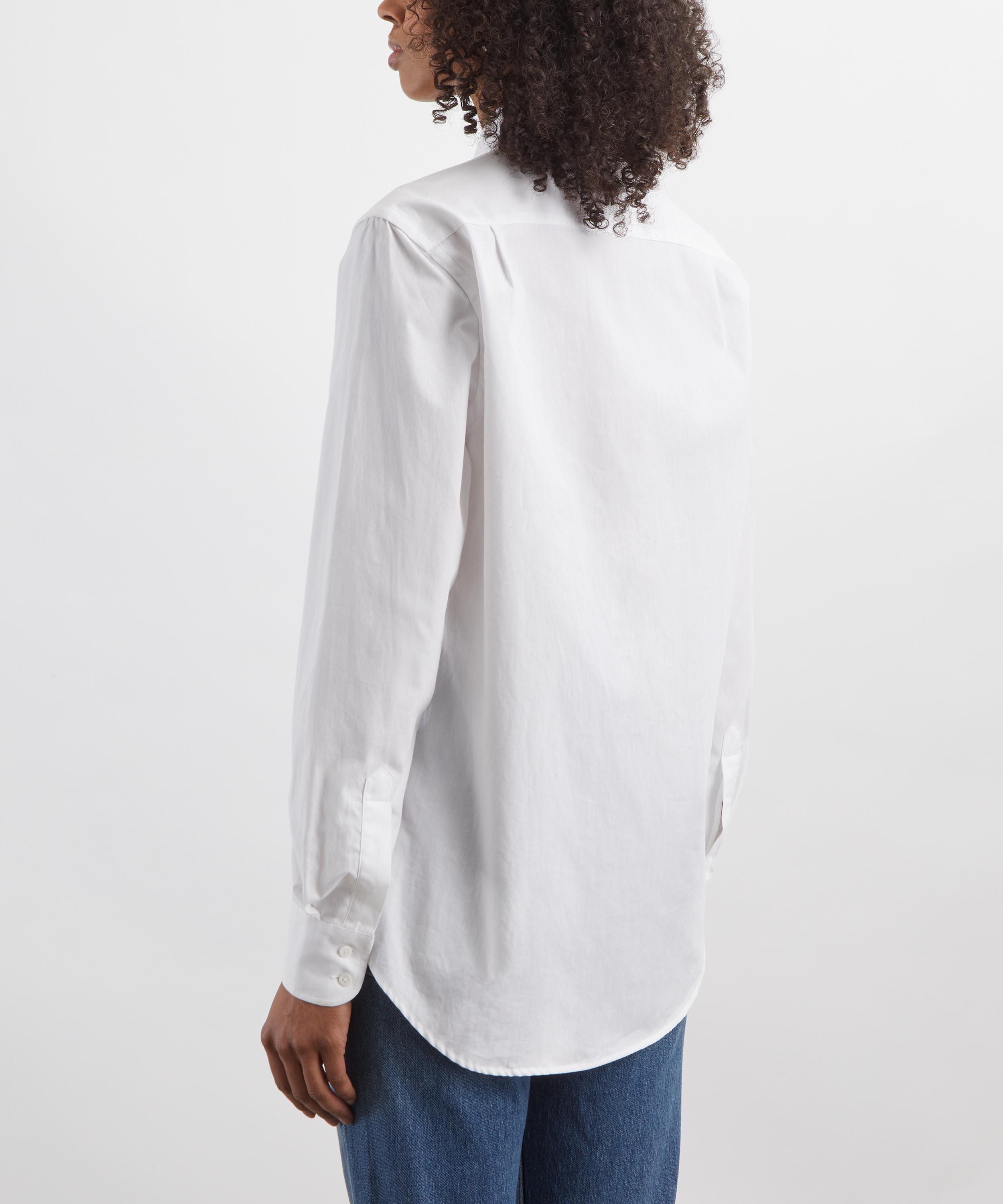 With Nothing Underneath - The Boyfriend Cotton Poplin Shirt image number 3