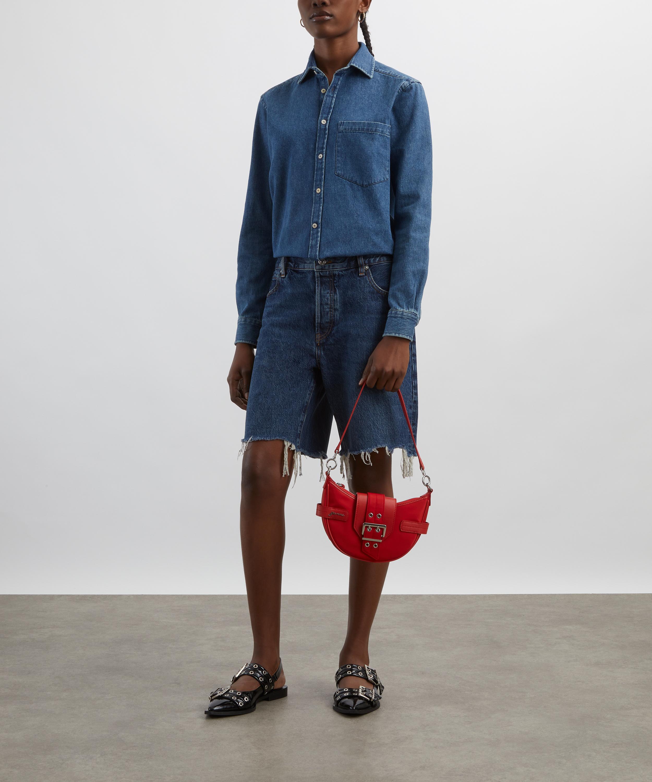 With Nothing Underneath - The Classic Denim Blue Shirt image number 1
