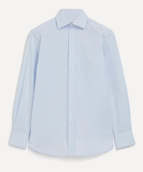 With Nothing Underneath - The Boyfriend Poplin Shirt image number null