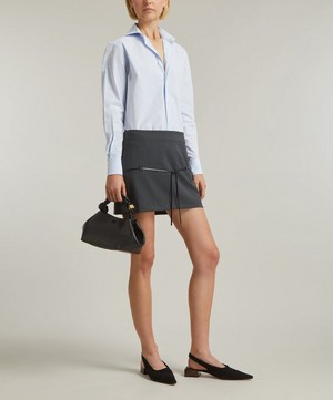 With Nothing Underneath - The Boyfriend Poplin Shirt image number 1