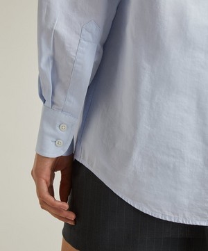 With Nothing Underneath - The Boyfriend Poplin Shirt image number 4