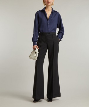 With Nothing Underneath - The Boyfriend Tencel Shirt image number 1