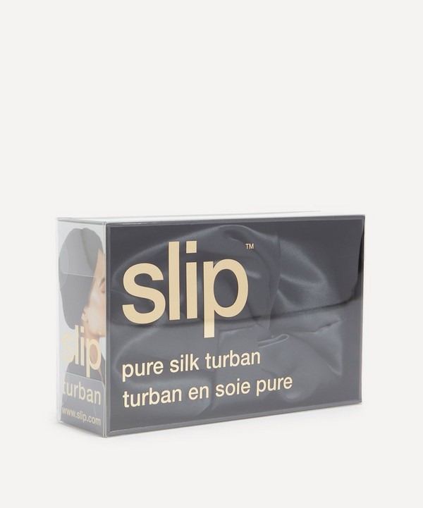 Slip - Black Silk Turban image number null