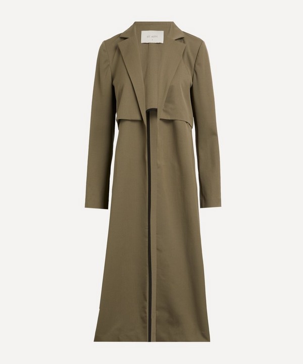 St. Agni - Layered Wool Trench image number null
