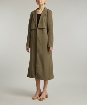 St. Agni - Layered Wool Trench image number 2