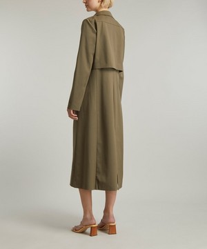 St. Agni - Layered Wool Trench image number 3