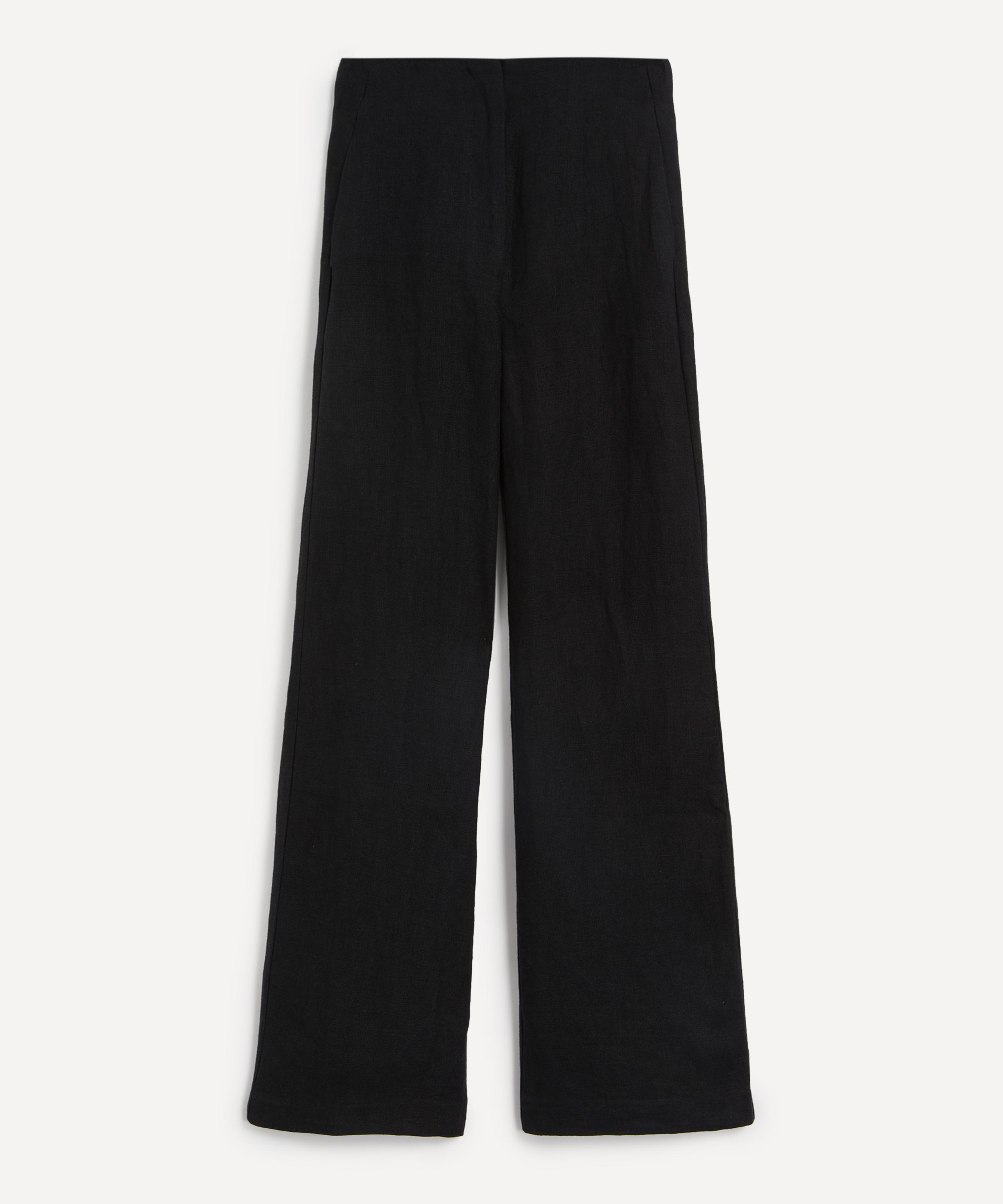 St. Agni - Linen Wide Leg Trousers image number 