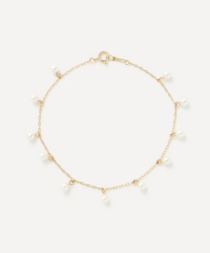 Mizuki - 14ct Gold Pearl Drop Bracelet image number 0