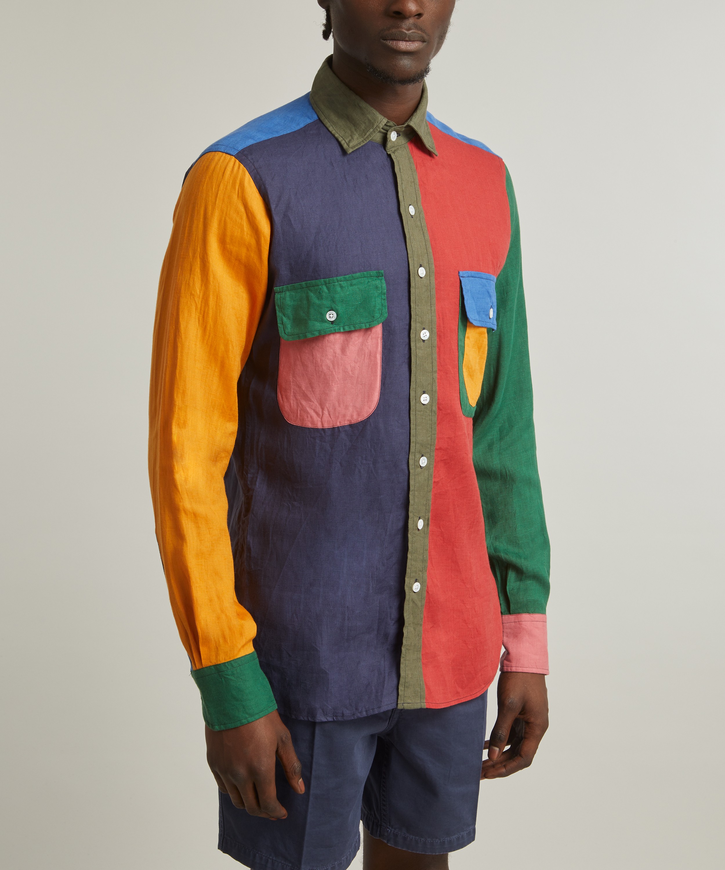 Drakes - Multicoloured Fun Work Shirt image number 2