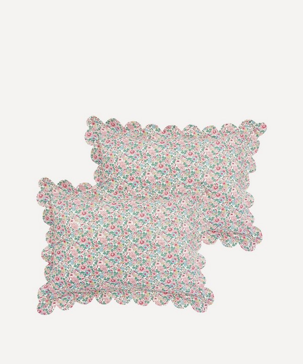 Coco & Wolf - Betsy Candy Floss Frill Edge Pillowcases Set of Two