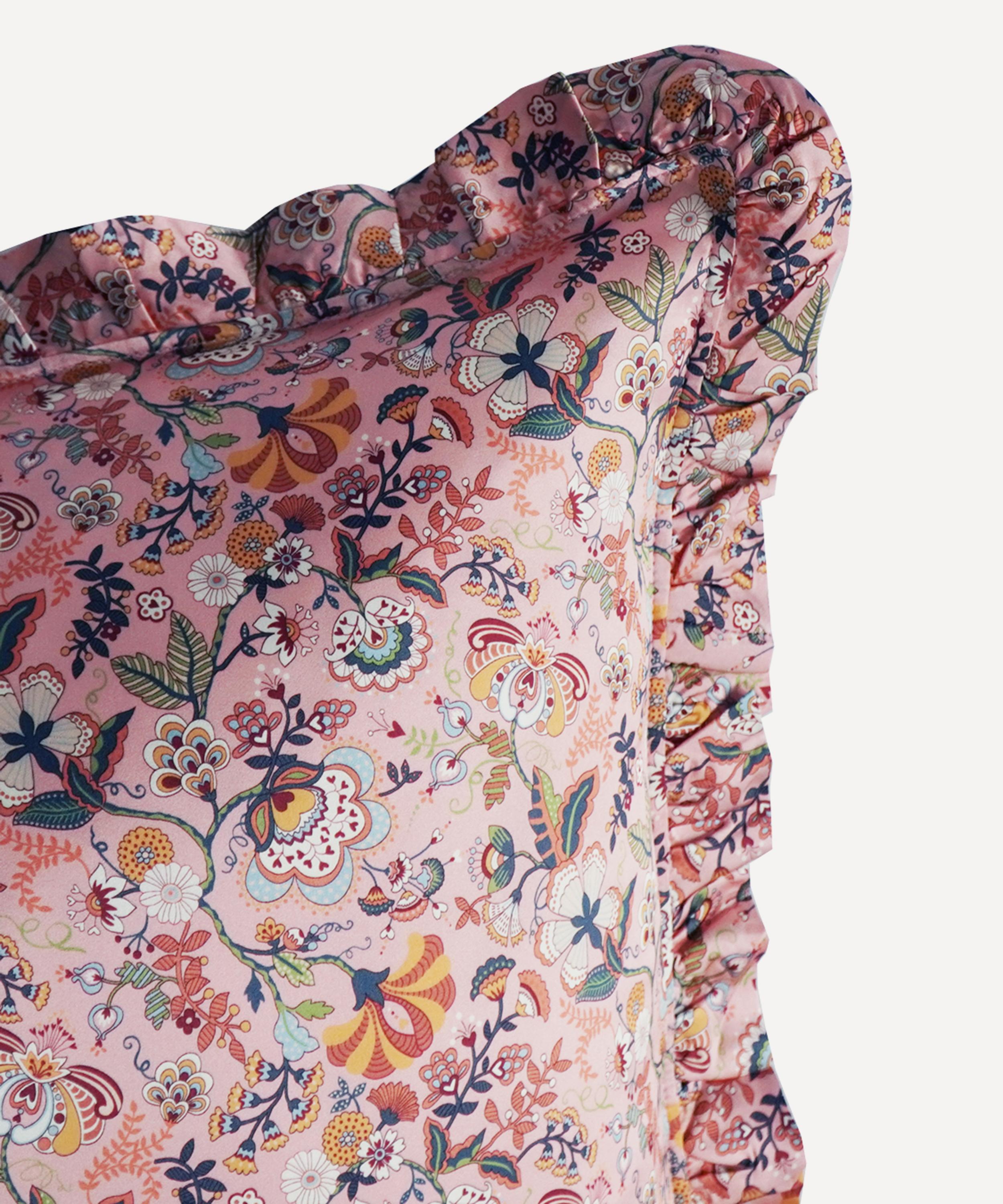 Coco & Wolf - Mabel Hall Frill Edge Silk Pillowcases Set of Two image number 1