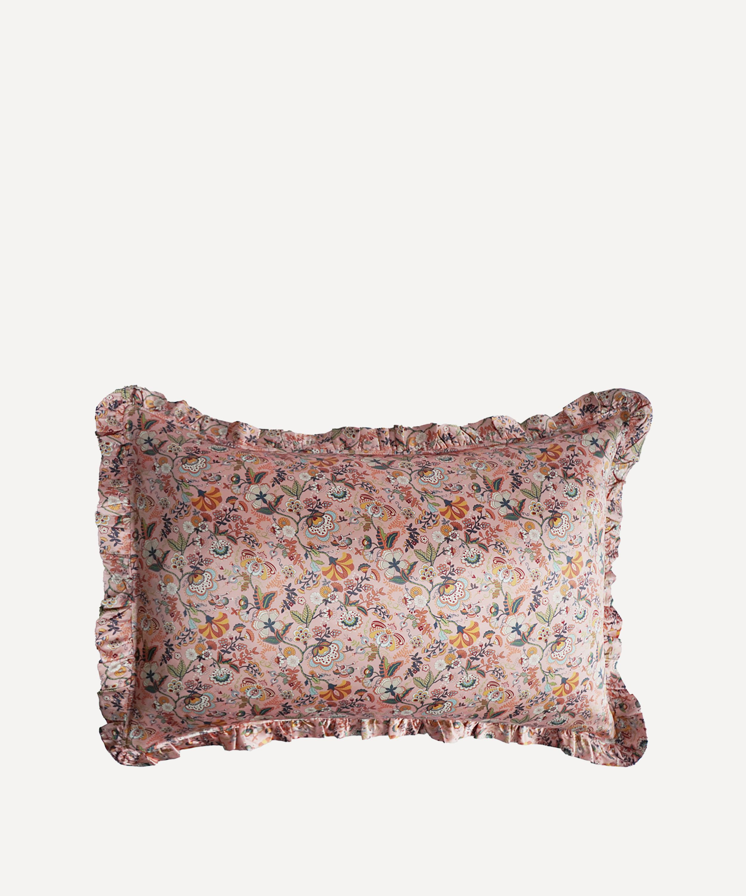 Coco & Wolf - Mabel Hall Frill Edge Silk Pillowcases Set of Two image number 3