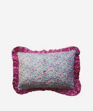 Coco & Wolf - Betsy Candy Floss Piped Frill Edge Oblong Cushion image number 2