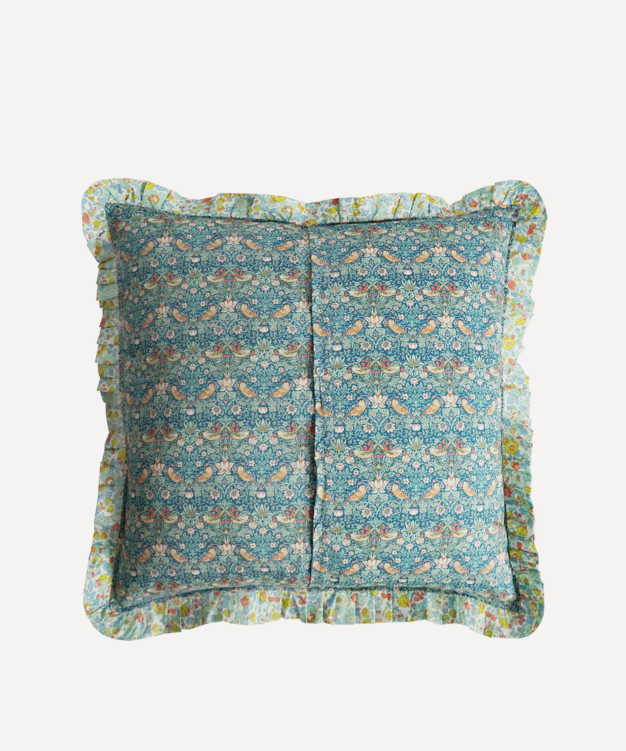 Coco & Wolf - Extra Large Square Frill Edge Oblong Cushion image number 2