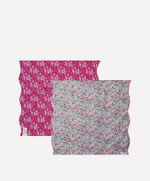 Coco & Wolf - Betsy Candy Floss and Capel Fuchsia Wavy Edge Napkins Set of Two image number 1