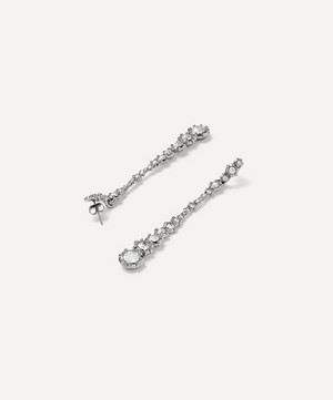 Alexis Bittar - Ruthenium-Plated Punk Royale Crystal Linear Drop Earrings image number 1
