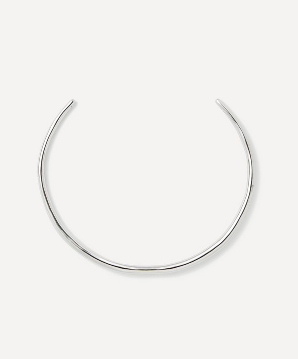 Alexis Bittar - Rhodium-Plated Thin Collar Necklace image number null