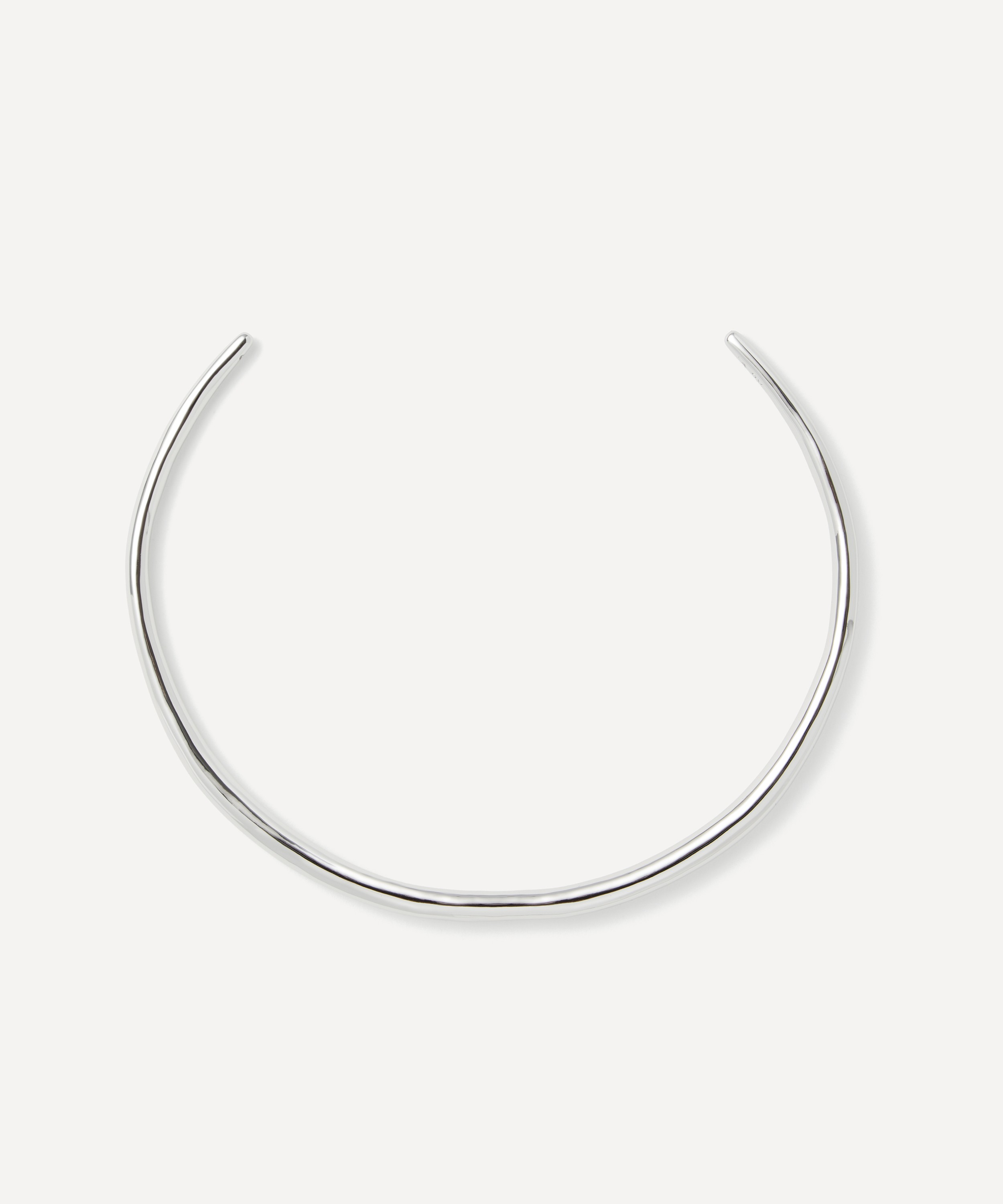 Alexis Bittar - Rhodium-Plated Thin Collar Necklace image number 0