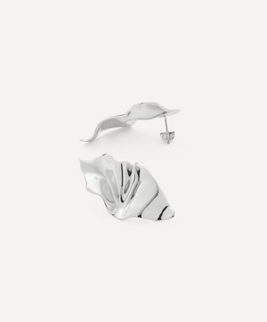 Alexis Bittar - Rhodium-Plated Crumpled Small Stud Earrings image number 1