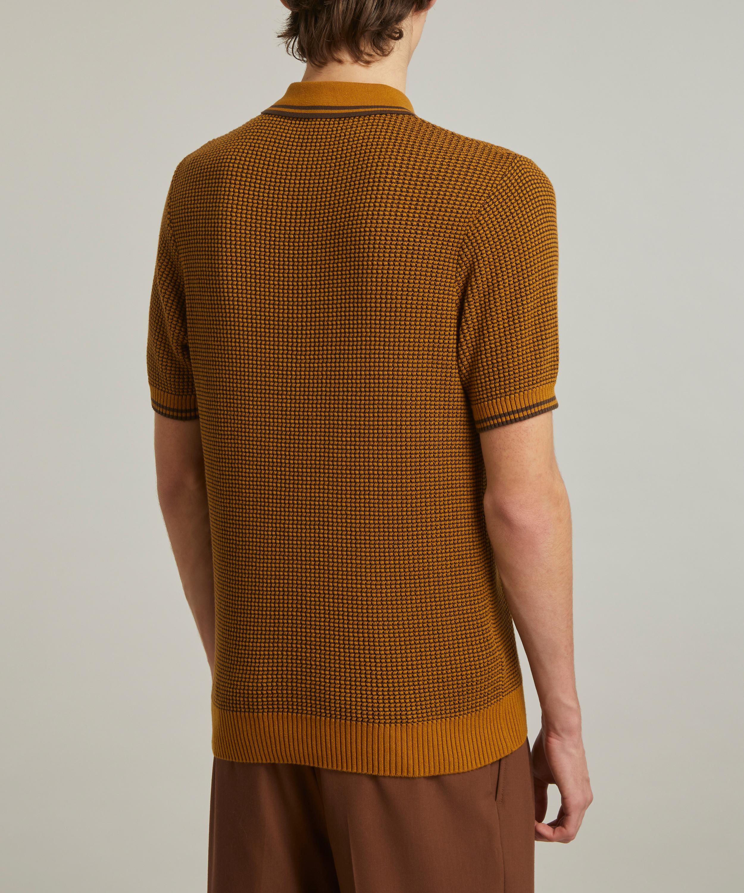 Fred perry shop textured knitted polo