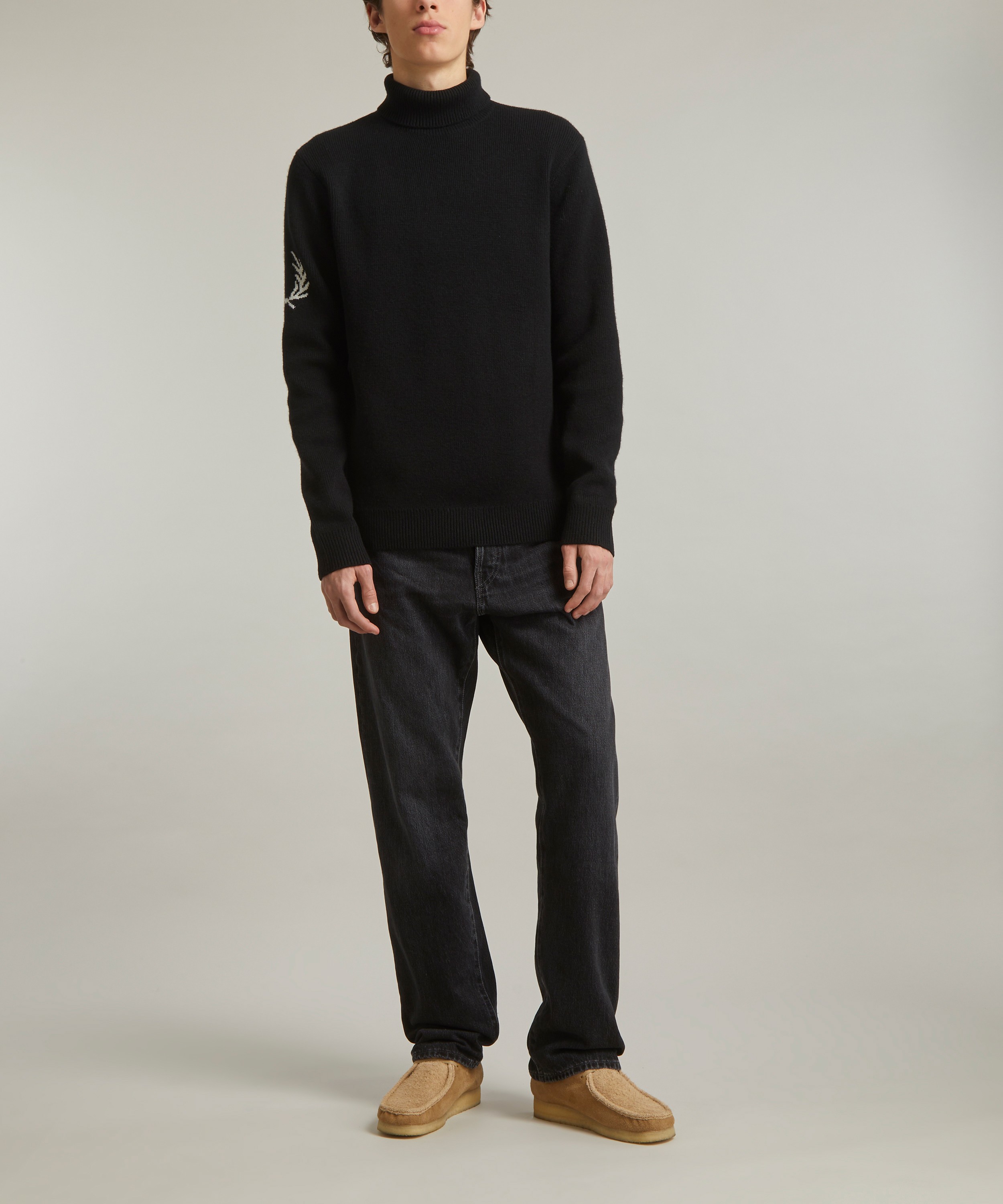 Fred Perry Laurel Wreath Roll-Neck Jumper | Liberty