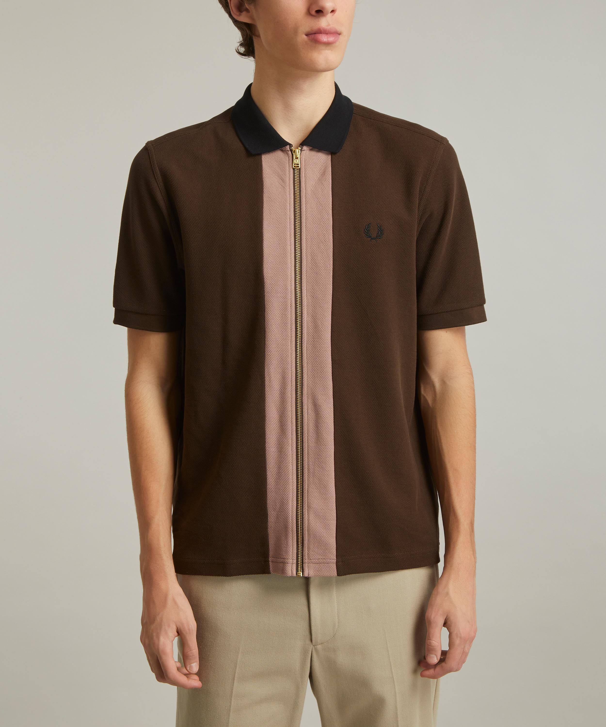 Fred perry best sale zip up polo