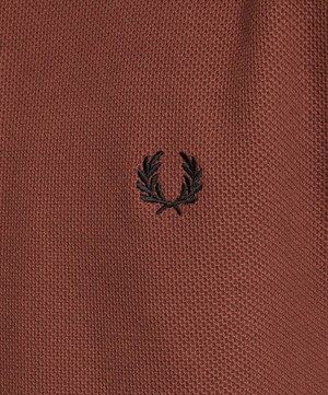Fred Perry - Honeycomb Cotton Long Sleeve Polo image number 4