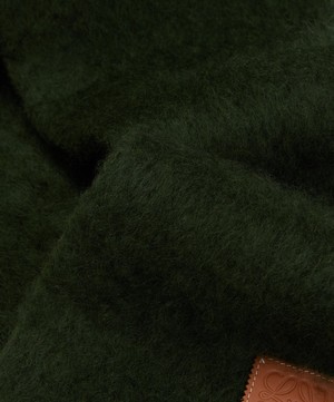 Loewe - Logo Patch Wool and Mohair Blend Scarf image number 2