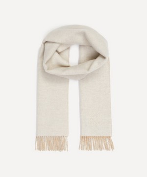Loewe - Bicolour Wool and Cashmere Blend Scarf image number 1