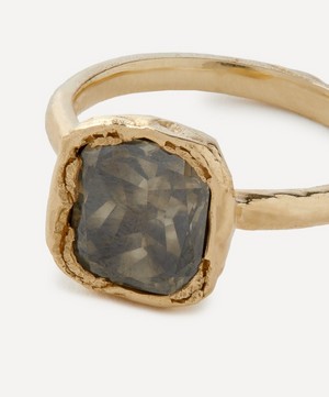 Ellis Mhairi Cameron - 14ct Gold Green Diamond Engagement Ring image number 1