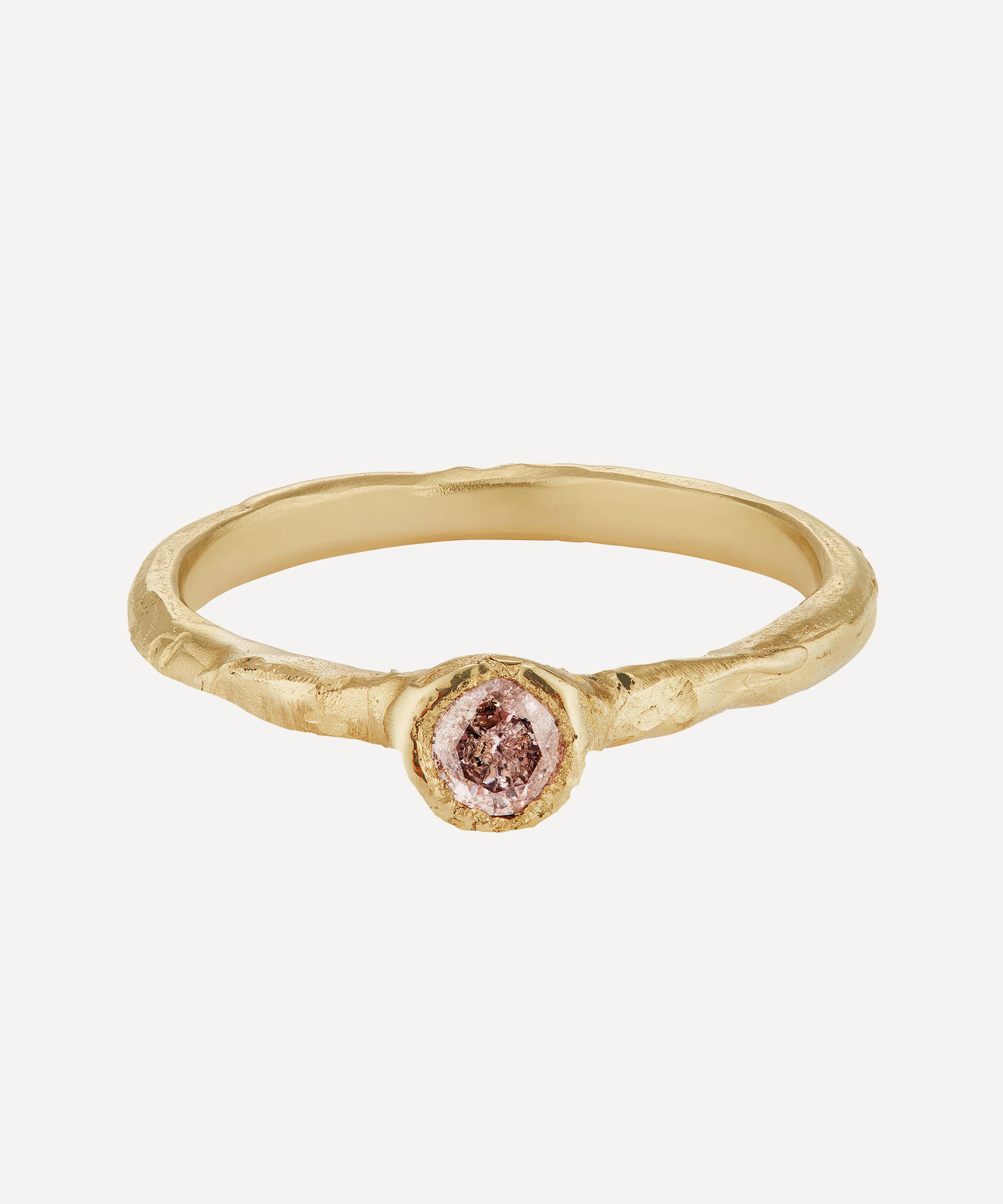 Ellis Mhairi Cameron - 14ct Gold LI 0.4ct Pink Diamond Engagement Ring image number 0