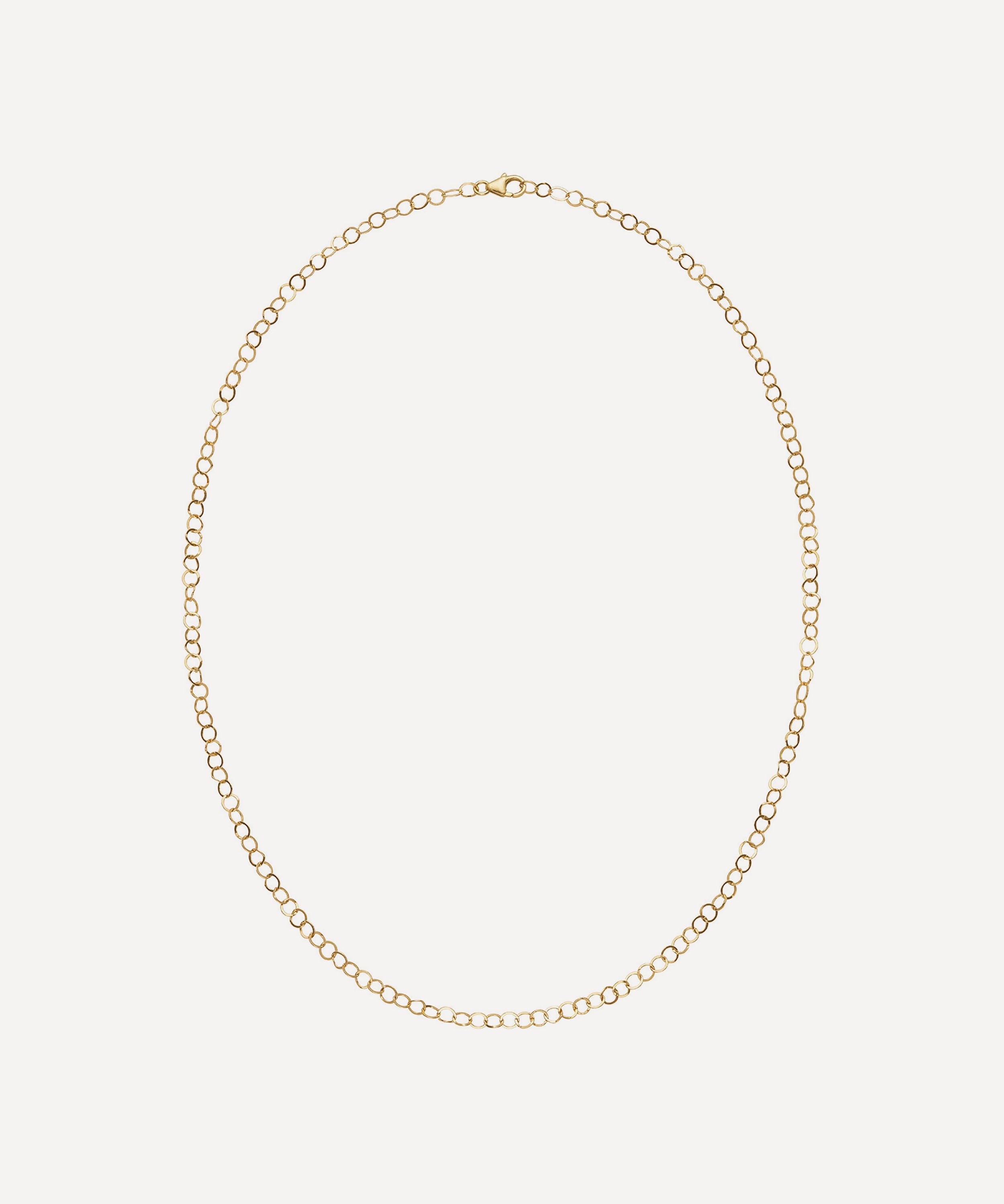 Ellis Mhairi Cameron - 14ct Gold LI Small Forged Link Chain Necklace